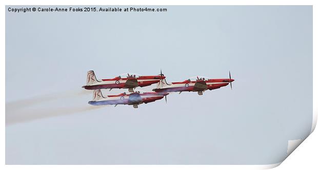  The Roulettes in Super Close Formation Print by Carole-Anne Fooks