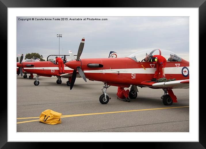 The Roulettes on the Ground Framed Mounted Print by Carole-Anne Fooks