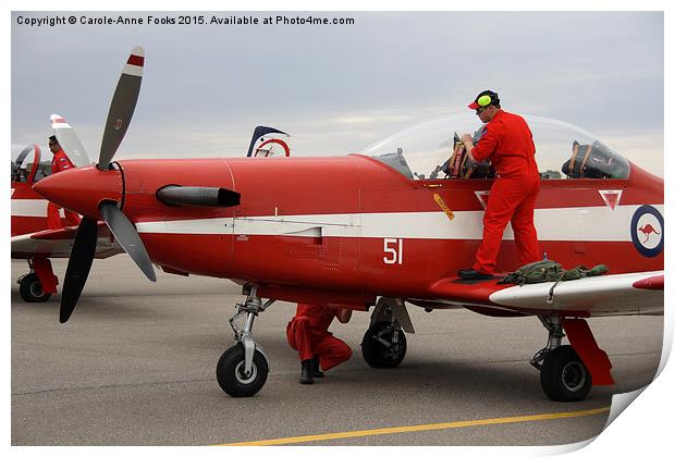   The Roulettes on the Ground Print by Carole-Anne Fooks