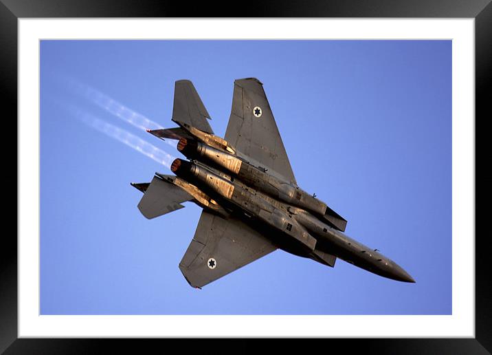 IAF F15I Fighter jet Framed Mounted Print by PhotoStock Israel