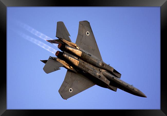 IAF F15I Fighter jet Framed Print by PhotoStock Israel