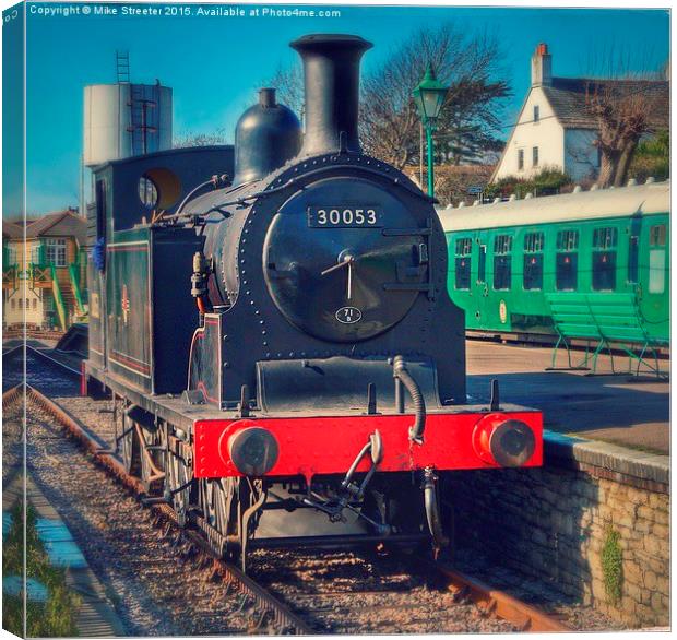  M7 at Swanage Canvas Print by Mike Streeter
