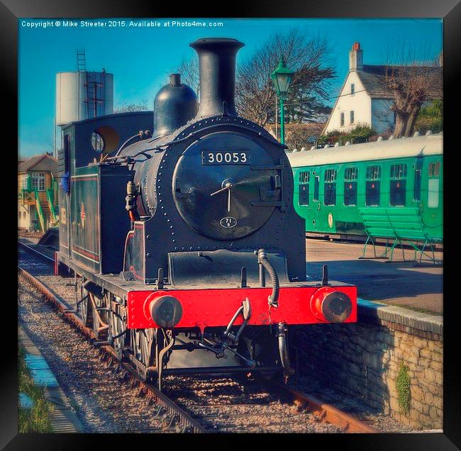  M7 at Swanage Framed Print by Mike Streeter