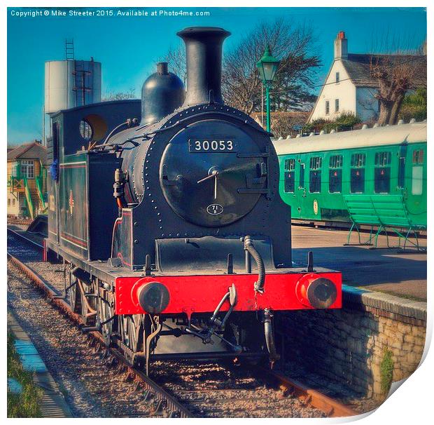  M7 at Swanage Print by Mike Streeter
