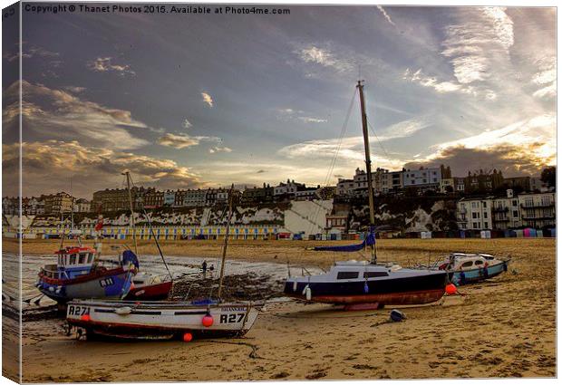  Broadstairs Viking bay Canvas Print by Thanet Photos