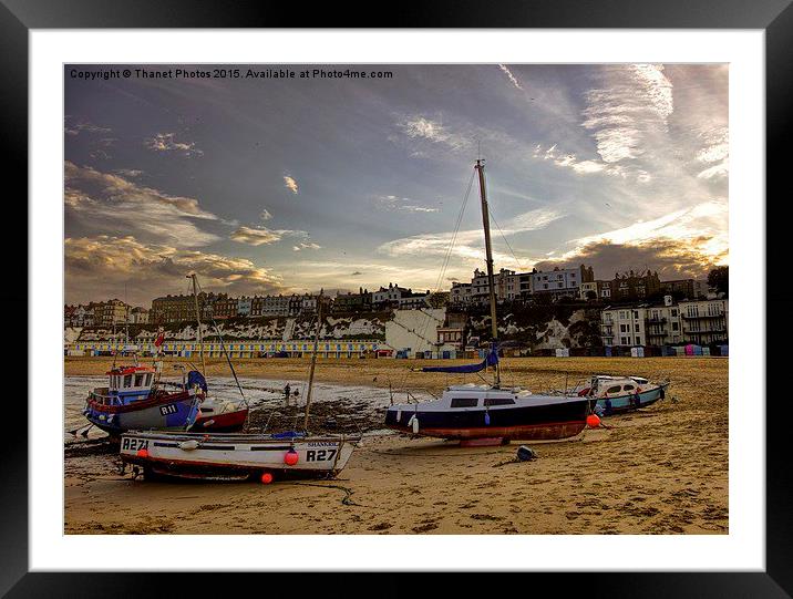  Broadstairs Viking bay Framed Mounted Print by Thanet Photos