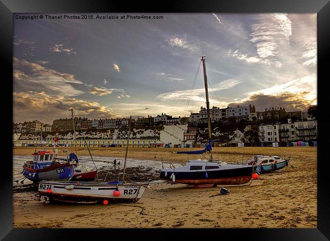  Broadstairs Viking bay Framed Print by Thanet Photos