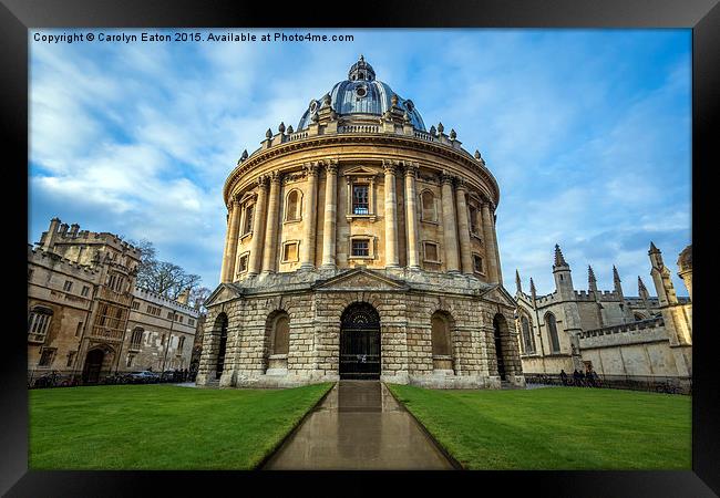 Oxford, Radcliffe Camera Framed Print by Carolyn Eaton