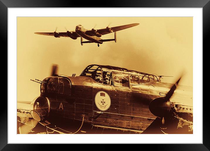  Warbirds Framed Mounted Print by Sam Smith