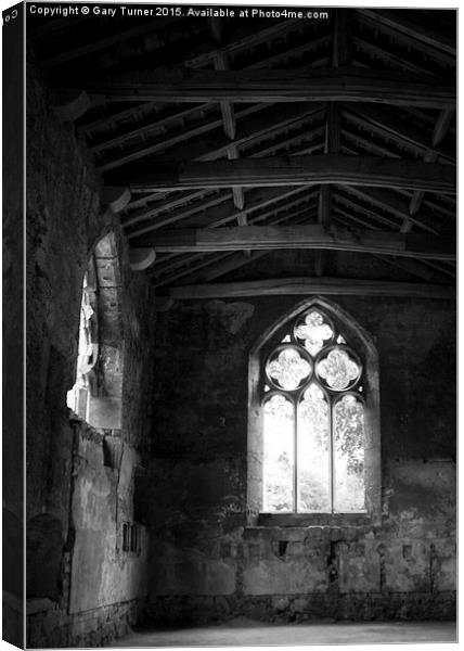The Ancient Chapel of St John the Evangelist, Skip Canvas Print by Gary Turner