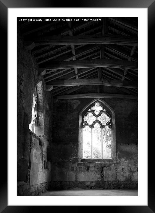The Ancient Chapel of St John the Evangelist, Skip Framed Mounted Print by Gary Turner