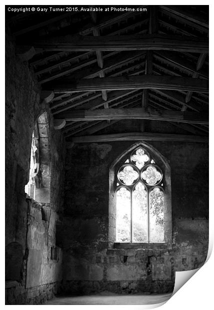 The Ancient Chapel of St John the Evangelist, Skip Print by Gary Turner