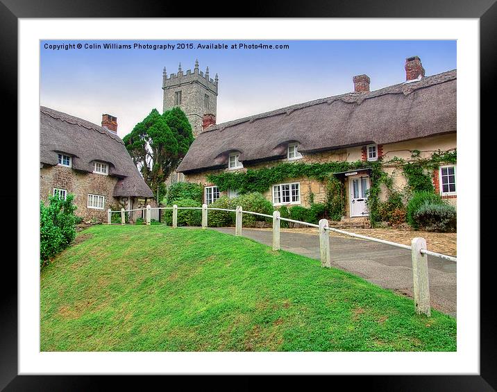  Godshill - I.O.W. Framed Mounted Print by Colin Williams Photography