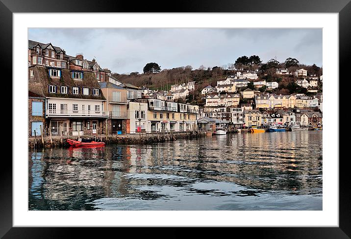  High Tide on the River Looe  Framed Mounted Print by Rosie Spooner