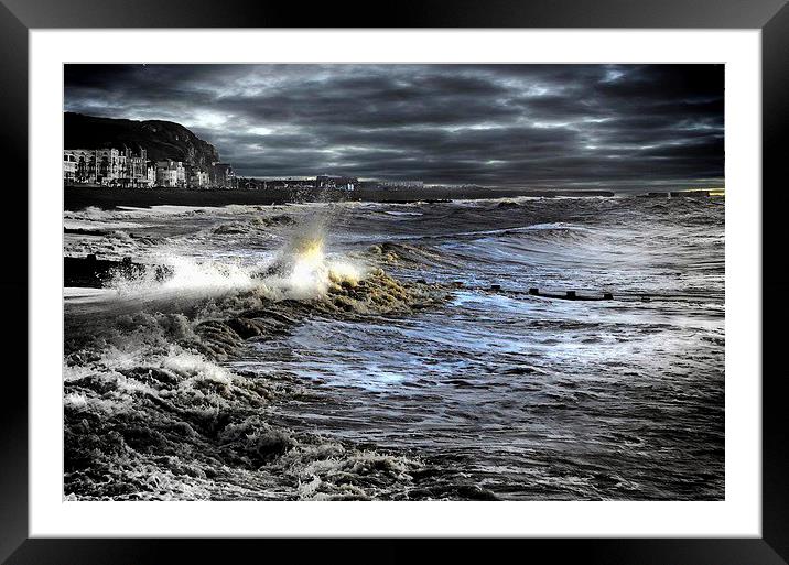  Approaching storm  Framed Mounted Print by sylvia scotting