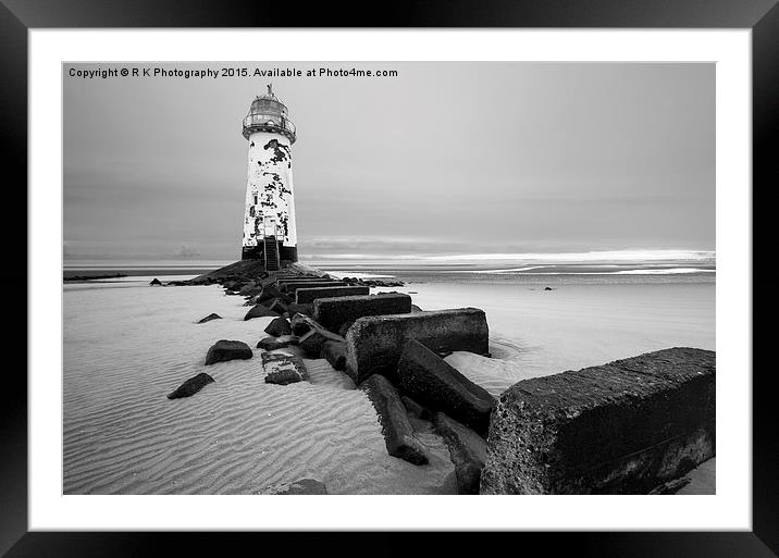  Talacre lighthouse  Framed Mounted Print by R K Photography
