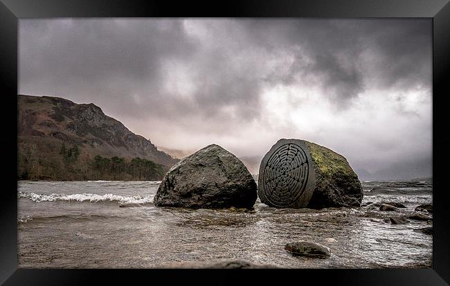  THE ROCK Framed Print by stephen king