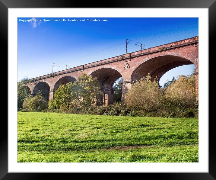 Viaduct No 2 Framed Mounted Print by Kish Woolmore