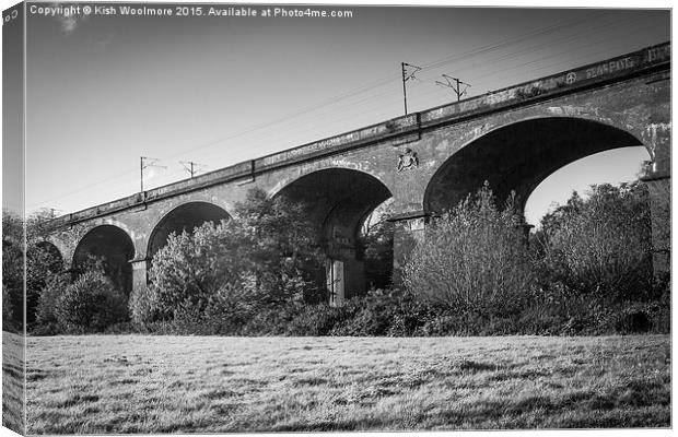 Viaduct No3 Canvas Print by Kish Woolmore