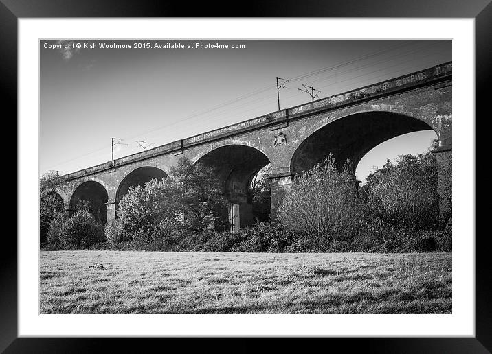 Viaduct No3 Framed Mounted Print by Kish Woolmore