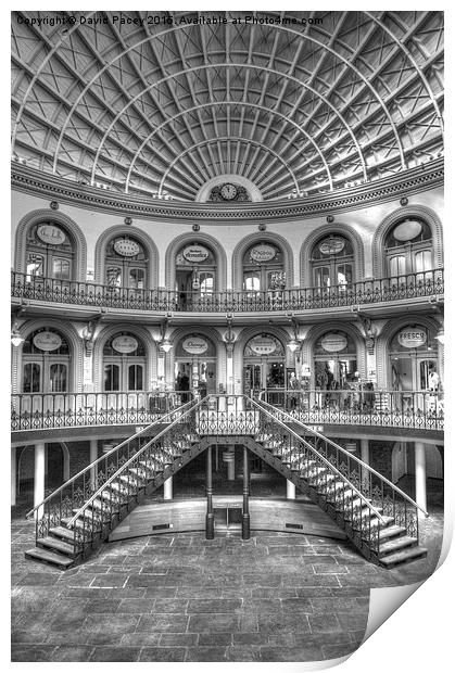  Leeds Corn exchange Print by David Pacey