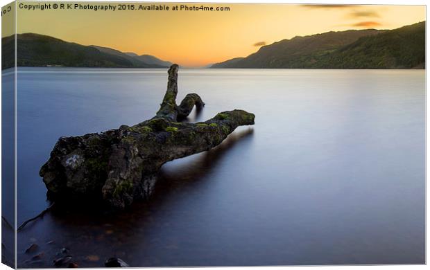  Loch Ness Canvas Print by R K Photography