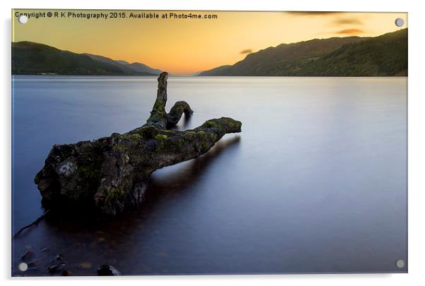  Loch Ness Acrylic by R K Photography