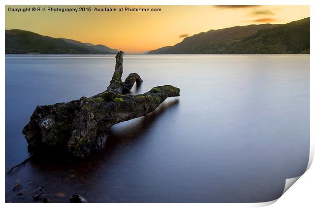  Loch Ness Print by R K Photography