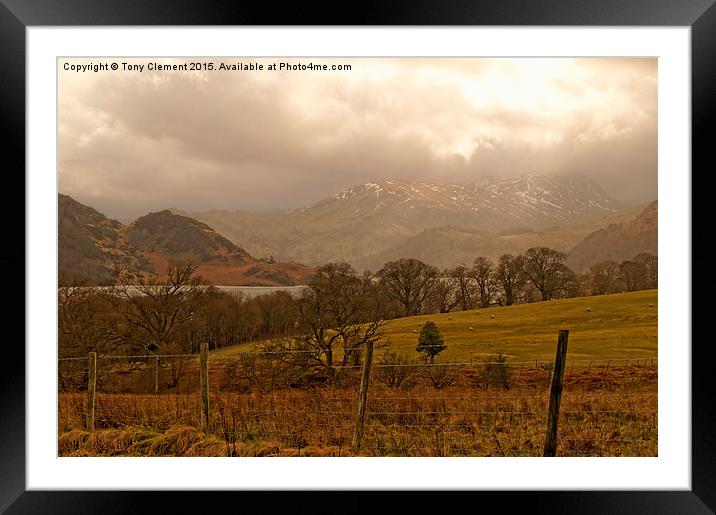  Ullswater Framed Mounted Print by Tony Clement