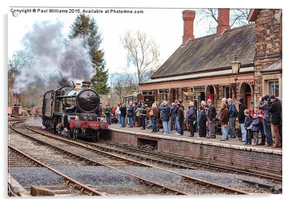 Great Western Railways Arrival Acrylic by Paul Williams