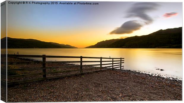  Loch Ness Canvas Print by R K Photography