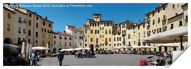 Piazza Dell' Anfiteatro Panorama  Print by Adrian Beese