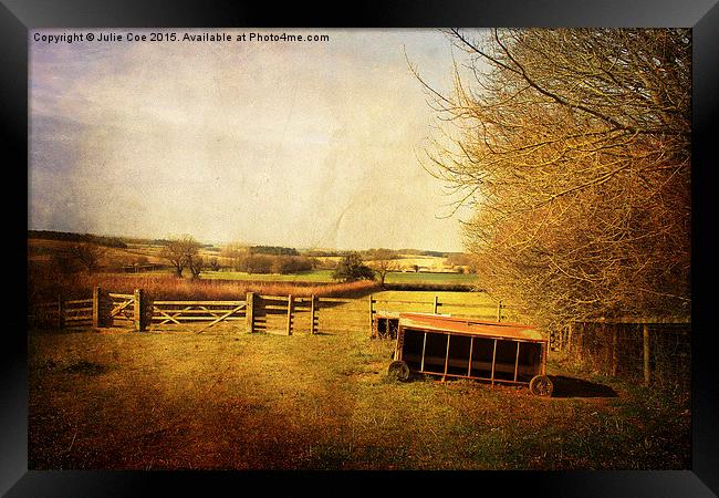 View From Bunkers 2 Framed Print by Julie Coe