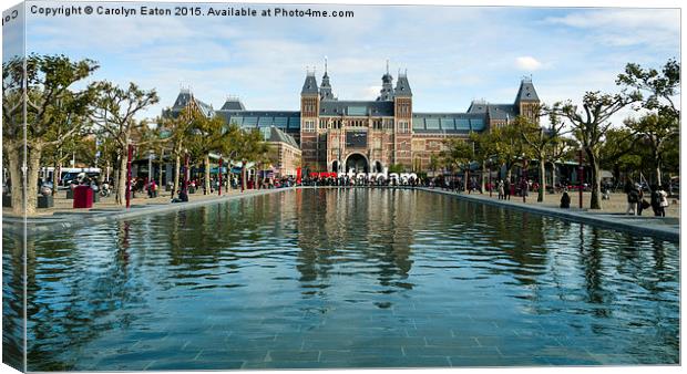  I Amsterdam Canvas Print by Carolyn Eaton