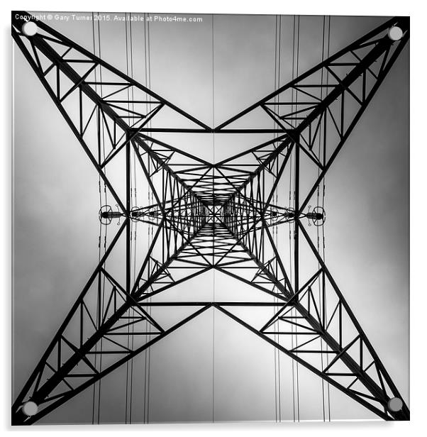 Pylon Symmetry Acrylic by Gary Turner