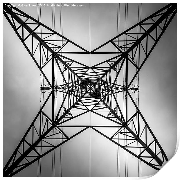 Pylon Symmetry Print by Gary Turner