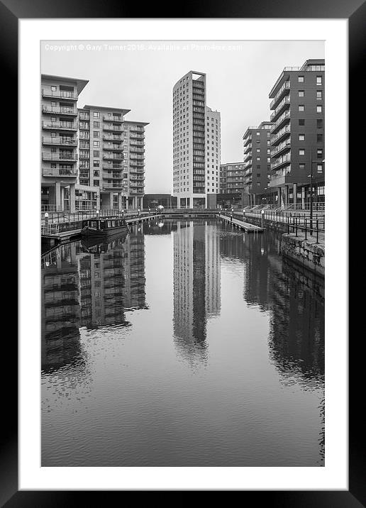  Clarence Dock Framed Mounted Print by Gary Turner