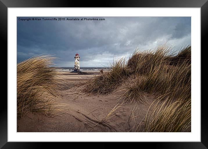  Talacre Lighthouse Framed Mounted Print by Alan Tunnicliffe