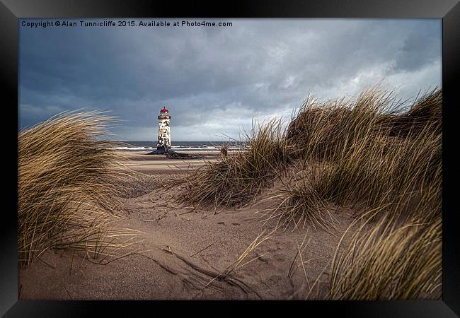  Talacre Lighthouse Framed Print by Alan Tunnicliffe