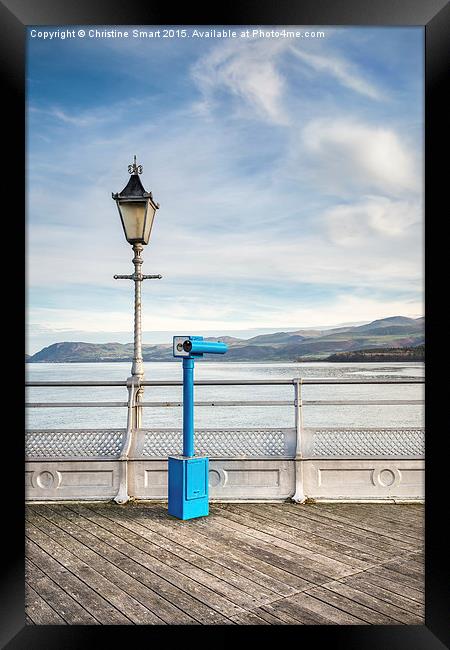  Lookout Point Bangor Pier Framed Print by Christine Smart