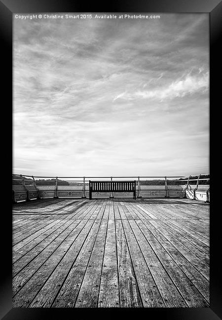  Solitude Bangor Pier Framed Print by Christine Smart