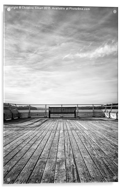  Solitude Bangor Pier Acrylic by Christine Smart