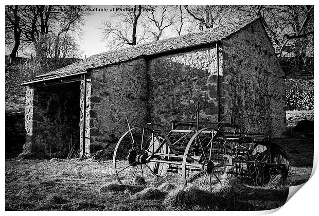  Yorkshire Dales Farm Building Print by Brian Garner