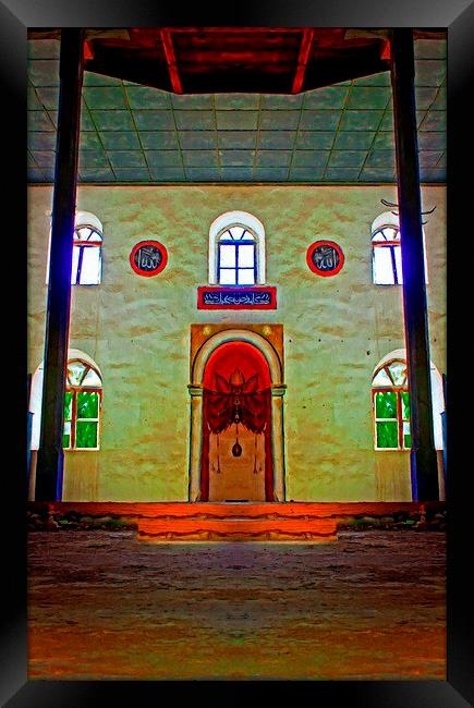 derelict Turkish Mosque Framed Print by ken biggs