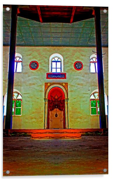 derelict Turkish Mosque Acrylic by ken biggs