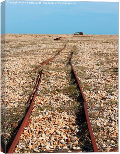  Dead Rail Canvas Print by Jon Barton