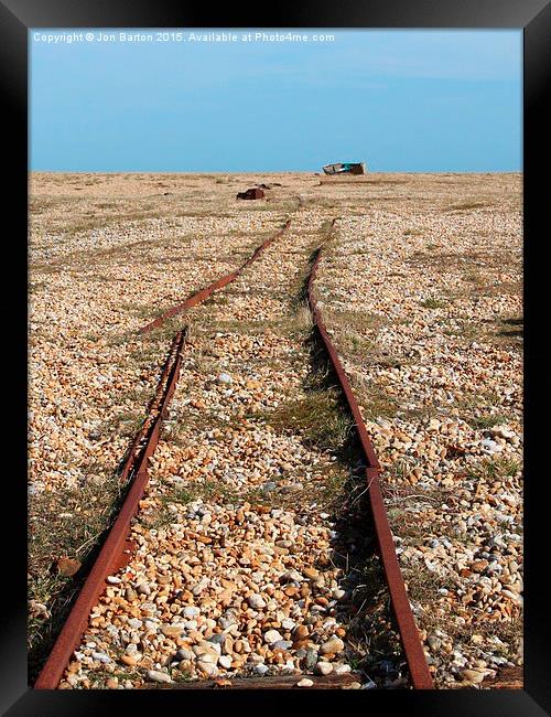  Dead Rail Framed Print by Jon Barton