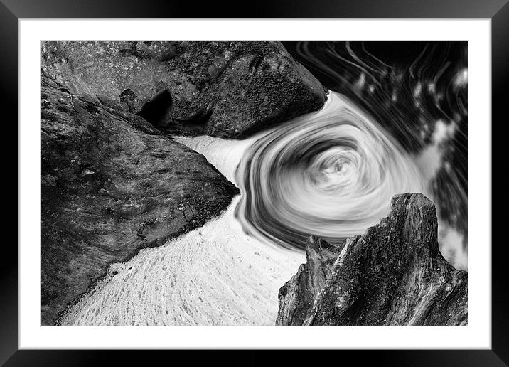  Swirl Framed Mounted Print by Rory Trappe