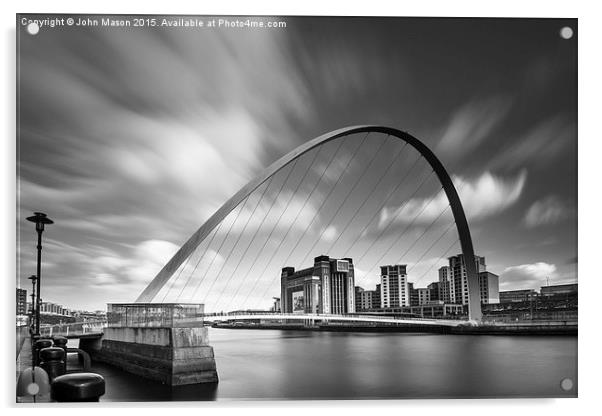  Millennium Bridge Acrylic by John Mason