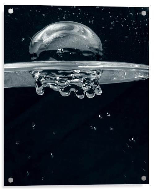 Water games - The drop 2 Acrylic by Andreas Hartmann